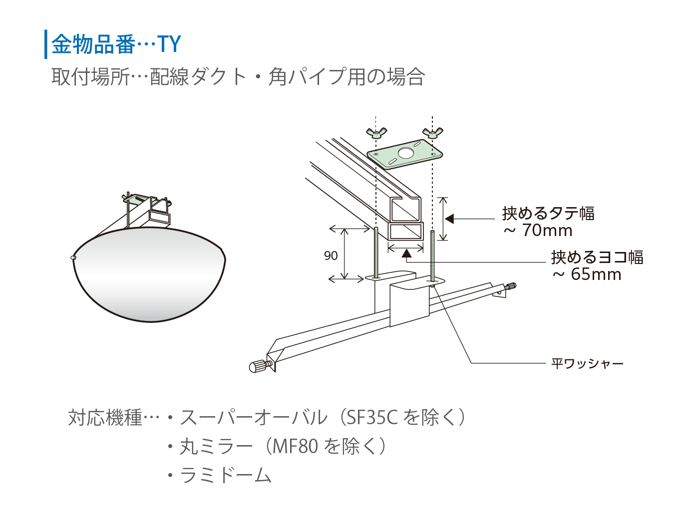 コミー （Komy） ハーフドームミラー HD100 通販